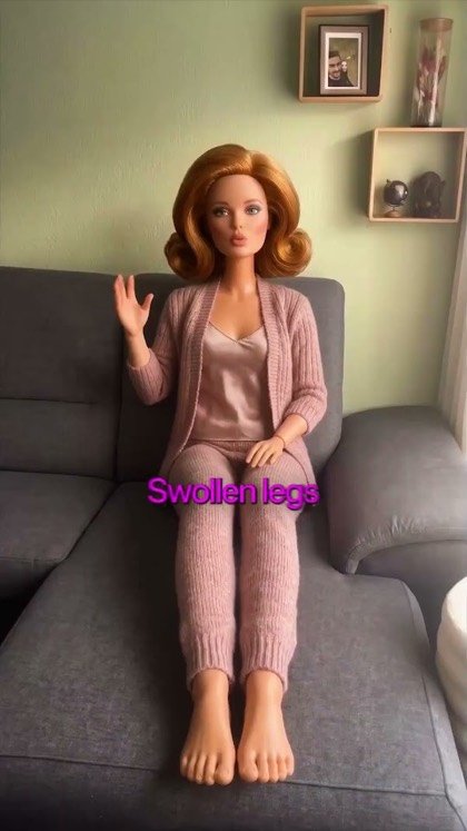 Talking doll animated ad