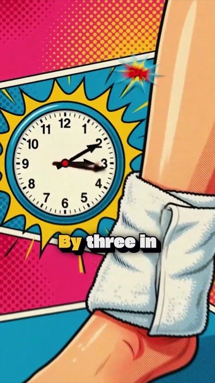 Comic style animated ad